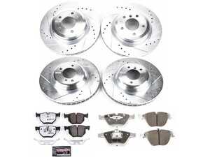 ES#3989869 - K2883-26 - Z26 Street Brake Kit  - Upgrade your 335i xDrive braking with this carbon-infused performance kit. - Power Stop - BMW