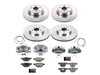ES#4802195 - KC0E7098 - Z17 Stock Replacement Brake Kit with Calipers - Complete OE-replacement brake kit with calipers for your BMW 750i. - Power Stop - BMW