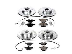 ES#3156692 - K2883 - Z23 Evolution Sport Brake Upgrade Kit (K2883) - Front and Rear - For enthusiasts who want more bite than stock pads can offer without the annoying "shriek" or heavy dust associated with race-spec hardware. - Power Stop - BMW