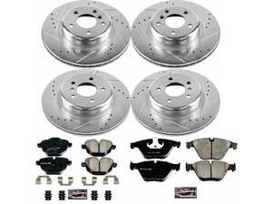 ES#3990281 - K7237 - Z23 Evolution Brake Kit - Front and Rear - Designed to provide the bite you need without the "racing" headaches of dust and noise. - Power Stop - BMW