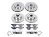 ES#4798539 - K8884 - PowerStop Z23 Evolution Sport Brake Upgrade Kit - High-performance Z23 brake kit with drilled/slotted rotors for xDrive50i. - Power Stop - BMW