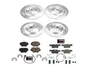 ES#4798117 - K7916 - PowerStop Z23 Evolution Sport Brake Upgrade Kit - Z23 sport brake kit with drilled/slotted rotors for X1/X2 - Power Stop - BMW