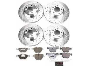 ES#3989856 - K2056-26 - Z26 Street Brake Kit - Front and Rear  - Performance braking meets low-dust ceramic technology for your BMW 7-Series. - Power Stop - BMW