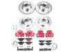 ES#4800554 - KC8842A - PowerStop Z23 Evolution Sport Brake Upgrade Kit - Complete carbon-fiber ceramic brake kit with striking red calipers for E9x 328i - Power Stop - BMW