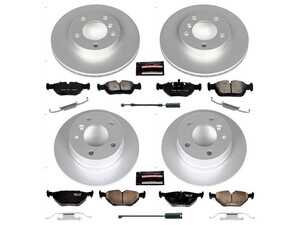 ES#3988963 - CRK500 - Z23 Evolution Coated Brake Kit - Front and Rear - Specifically engineered for vehicles that see a mix of spirited weekend drives and heavy weekday commutes. - Power Stop - BMW