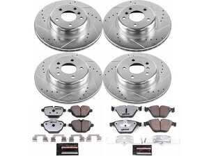 ES#3990282 - K7237-26 - Z26 Street Brake Kit  - Performance braking meets low-dust ceramic technology for your BMW 5-Series. - Power Stop - BMW