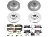 ES#4795421 - ESK6650 - Power Stop Euro-Stop Front & Rear Brake Kit (360mm/330mm) - A direct-fit OE-equivalent replacement with GEOMET coated plain rotors and ECE-R90 certified brake pads. - Power Stop - Volkswagen Porsche