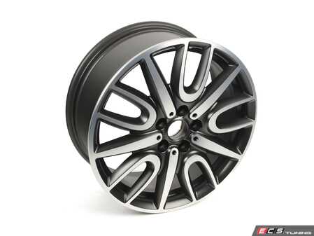 ES#3185761 - 36106870873 - 529 MINI JCW Thrill Spoke 18" (5x112) - Night Black Two Tone - Priced Each  - 7,5JX18 ET:51 - Genuine MINI - MINI