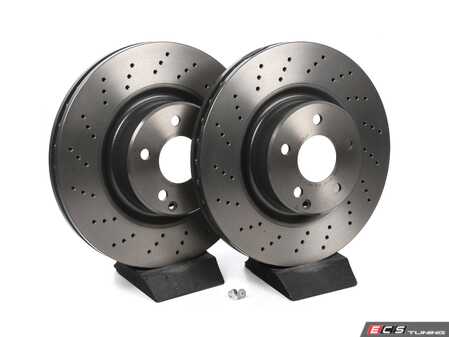 ES#2712885 - 2204212512KT5 - Front Brake Rotors - Pair (330x32) - Does not include new rotors securing screws - Brembo - Mercedes Benz