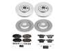ES#4795548 - ESK8118 - Power Stop Euro-Stop Front & Rear Brake Kit (335mm/310mm) - A direct-fit OE-equivalent replacement with GEOMET coated plain rotors and ECE-R90 certified brake pads. - Power Stop - Volkswagen