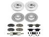 ES#4794643 - CRK8118 - Power Stop Z23 Evolution Sport Front & Rear Brake Kit (335mm/310mm) - A direct-fit upgrade with GEOMET coated plain rotors and low-dust carbon-fiber ceramic pads. - Power Stop - Volkswagen