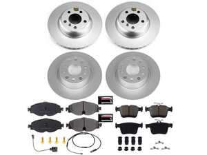 ES#3989244 - CRK7111 - Z23 Coated Brake Kit - Front and Rear Audi A3 2018-2015 A3 Quattro 2018-2015 A3 Sportback e-tron 2018-2016 - Power Stop - Audi Volkswagen