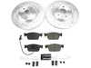 ES#4798067 - K7860 - Power Stop Z23 Evolution Sport Front Brake Kit (314mm) - A performance front-wheel brake upgrade featuring drilled & slotted rotors and low-dust carbon-fiber ceramic pads - Power Stop - Audi