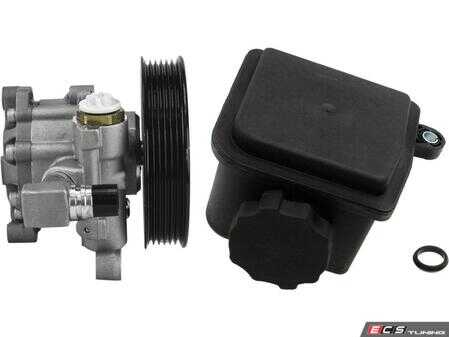 ES#4769653 - 0024669801 - Power Steering Pump Kit - Includes new pump, pulley, return pipe adapter, o-ring, reservoir, and bracket. - Atlantic Automotive Engineering - Mercedes Benz