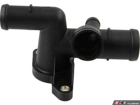 ES#5341346 - 06A121132AP - Coolant Flange - Located on the driver side of the cylinder head, this pipe contains the coolant tempature sensor - Rein - Audi Volkswagen