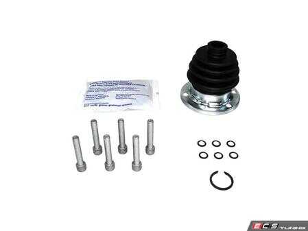 ES#2803247 - 251598201 - Front Inner CV Joint Boot Kit - Priced Each - Stop losing CV grease and extend axle joint life - Rein - Audi