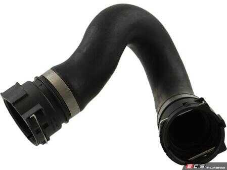 ES#4810176 - 4G0122101 - Upper Radiator Hose - Connects the radiator to the hard line water tube, leading to the thermostat - Rein - Audi