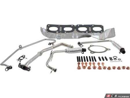 ES#5341326 - TRK0023 - Turbocharger Installation Kit - Hardware and gaskets used for turbocharger mounting - Rein - Mercedes Benz