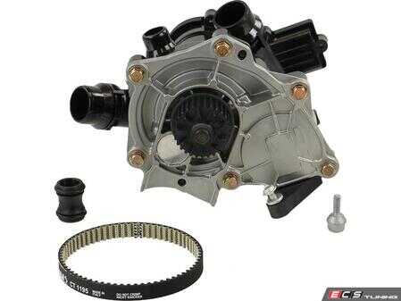 ES#5341155 - WPL0057 - Water Pump Kit - Includes water pump, belt, union, and hardware - Rein - Audi Volkswagen
