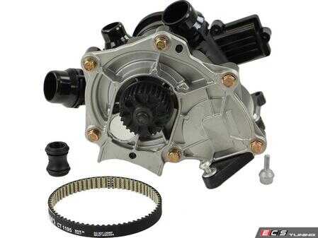 ES#5341163 - WPL0058 - Water Pump Kit - Includes water pump, belt, union, and hardware - Rein - Audi Volkswagen