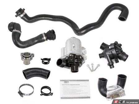 ES#5374529 - WPS0507 - Water Pump Kit - E60 N55 - Externally mounted cooling system water pump - Rein - BMW