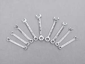 ES#4351952 - CW100 - 9 Piece Standard Combination Wrenches 1/8"- 3/8"  - 9-Piece SAE Miniature Combination Wrench Set - VIM Tools - Audi BMW Volkswagen Mercedes Benz MINI Porsche