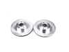 ES#3155224 - EBR650XPR - Power Stop Evolution Performance Drilled & Slotted Front Rotors - Pair (330x32mm) - A direct bolt-on front-wheel performance rotor pair featuring cross-drilled and slotted cooling and silver zinc-dichromate plating. - Power Stop - Mercedes Benz