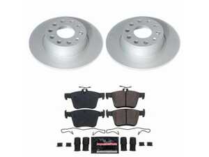 ES#4794716 - CRK8337 - Power Stop Z23 Evolution Sport Coated Rear Brake Kit (272mm) - A complete rear-wheel daily-driver upgrade featuring high-carbon smooth Geomet coated rotors and low-dust carbon-fiber ceramic pads. - Power Stop - Volkswagen