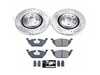 ES#3989965 - K5401 - Power Stop Z23 Evolution Sport Front Brake Kit (280mm) - A performance front-wheel brake upgrade featuring drilled & slotted rotors and low-dust carbon-fiber ceramic pads. - Power Stop - Volkswagen