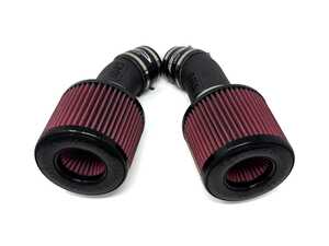 ES#4630081 - F9xS63Red - BMS Elite Intake - Red Filters - Eliminates the restrive intake box and factory filter - Burger Motorsports - BMW
