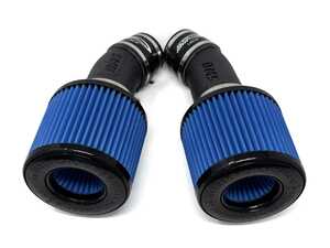 ES#4630082 - F9xS63blue - BMS Elite Intake - Blue Filters - Eliminates the restrive intake box and factory filter - Burger Motorsports - BMW