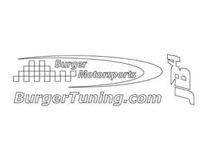 ES#4908070 - BMSLSS-AW - Burger Motorsports Logo Sticker Sheet (TWO PACK) - Alpine White - Burger Motorsports - Audi BMW Volkswagen Mercedes Benz Porsche