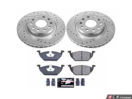 ES#3990061 - K6041 - Z23 Evolution Brake Kit - Front Volkswagen Jetta 2015-2011 - Power Stop - Volkswagen