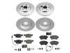 ES#4794660 - CRK8197 - Power Stop Z23 Evolution Sport Front & Rear Brake Kit (314mm/300mm) - A direct-fit upgrade with GEOMET coated plain rotors and low-dust carbon-fiber ceramic pads. - Power Stop - Audi