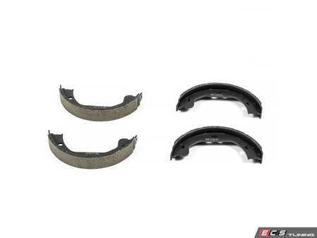 ES#3477631 - B877 - Parking Brake Shoe Set - Don't let your car roll away! Asbestos and copper free! - Power Stop - 