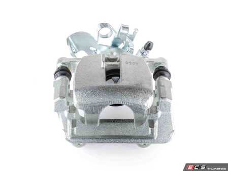 ES#4804254 - L3414 - Rear Brake Caliper - Left - Direct-bolt-on rear left (driver side) brake caliper with bracket, completely rebuilt with premium seals, hardware, and high-temp rubber to restore factory braking performance and mechanical parking brake function. - Power Stop - Audi