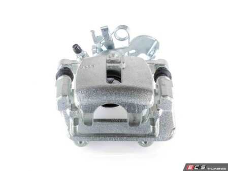 ES#4804255 - L3415 - Rear Brake Caliper - Right - Direct-bolt-on rear right (passenger side) brake caliper with bracket, completely rebuilt with premium seals, hardware, and high-temp rubber to restore factory braking performance and mechanical parking brake function. - Power Stop - Audi