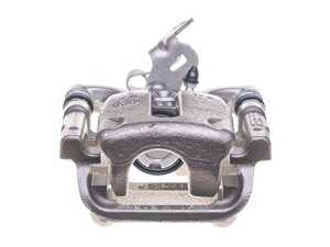 ES#4804738 - L7272 - Rear Brake Caliper - Left - Direct-bolt-on rear left (driver side) brake caliper with bracket, completely rebuilt with premium seals, hardware, and high-temp rubber to restore factory braking performance and mechanical parking brake function. - Power Stop - Volkswagen