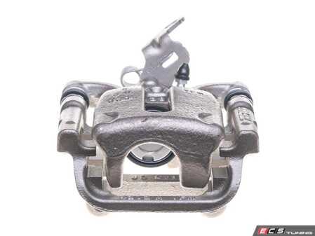 ES#4804738 - L7272 - Rear Brake Caliper - Left - Direct-bolt-on rear left (driver side) brake caliper with bracket, completely rebuilt with premium seals, hardware, and high-temp rubber to restore factory braking performance and mechanical parking brake function. - Power Stop - Volkswagen