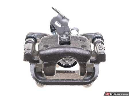 ES#4804739 - L7273 - Rear Brake Caliper - Right - Direct-bolt-on rear right (passenger side) brake caliper with bracket, completely rebuilt with premium seals, hardware, and high-temp rubber to restore factory braking performance and mechanical parking brake function. - Power Stop - Volkswagen