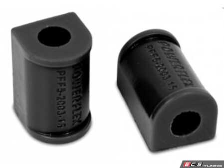 ES#5470839 - PFF5-2003-20BLK - Sway Bar Bushing 20mm - Black Series - Track-spec 95A polyurethane bushings eliminate body roll for vintage BMWs. - Powerflex - BMW
