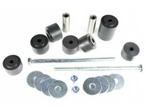 ES#5470853 - PFF5-2004H - Sway Bar Link Rod Bushing - Heritage Series - Slate-grey polyurethane bushings sharpen vintage sway bar links discreetly. - Powerflex - BMW
