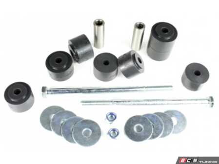 ES#5470853 - PFF5-2004H - Sway Bar Link Rod Bushing - Heritage Series - Slate-grey polyurethane bushings sharpen vintage sway bar links discreetly. - Powerflex - BMW