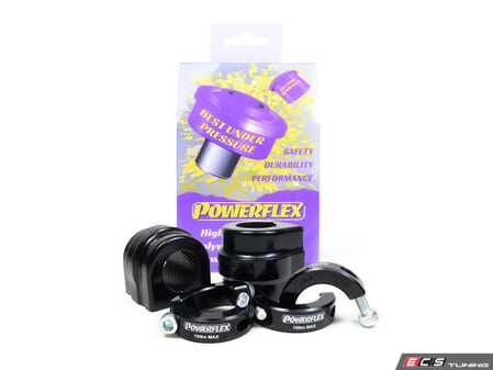 ES#5470867 - PFF5-2303-29 - Front Sway Bar Bushings - 29mm - Polyurethane bushings and custom clamps anchor sway bars for flat cornering - Powerflex - BMW