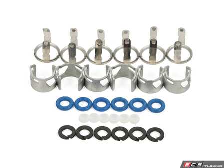 ES#5434959 - 06E998907GKT4 - Fuel Injector Installation Kit - A simple kit to service all six injectors! - Assembled By ECS - Audi