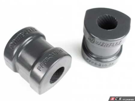 ES#5470928 - PFF5-310-24H - Heritage Series Front Sway Bar Bushing - 24 Mm - Slate-grey polyurethane bushings restore classic handling with a stock look. - Powerflex - BMW