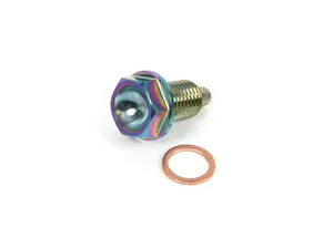 Burnt Titanium Magnetic Oil Drain Plug - M12 X 1.5