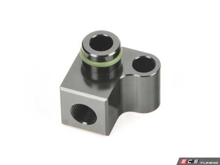 ES#5445502 - VTT-N54-OFA - Oil Feed Adapter - Precision-machined to prevent leaks and withstand high engine bay temperatures, it is the professional choice for a clean and reliable single turbo conversion. - Vargas Turbo Technologies - BMW