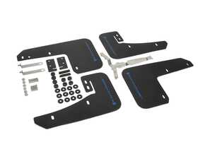 ES#4708449 - MF80-UR-BLK/BL - Rally Armor MK8 Mud Flaps W/ Blue Logo - Protect yours and others vehicles with this set of stylish and functional mud flaps. - Rally Armor - Volkswagen