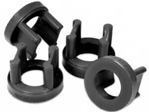 ES#5470990 - PFR5-2020BLK - BMW 1502-2002 (1962 - 1977) Rear Beam Mount Bushing Inserts - Bring that legendary German handling back to life. Lock down your rear beam, restore your alignment geometry, and fall in love with your vintage Bimmer all over again. - Powerflex - BMW